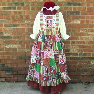 NEW Storybook Costume, Mrs. Claus, Pioneer or Dickens Photo Prop, Parade or Fest